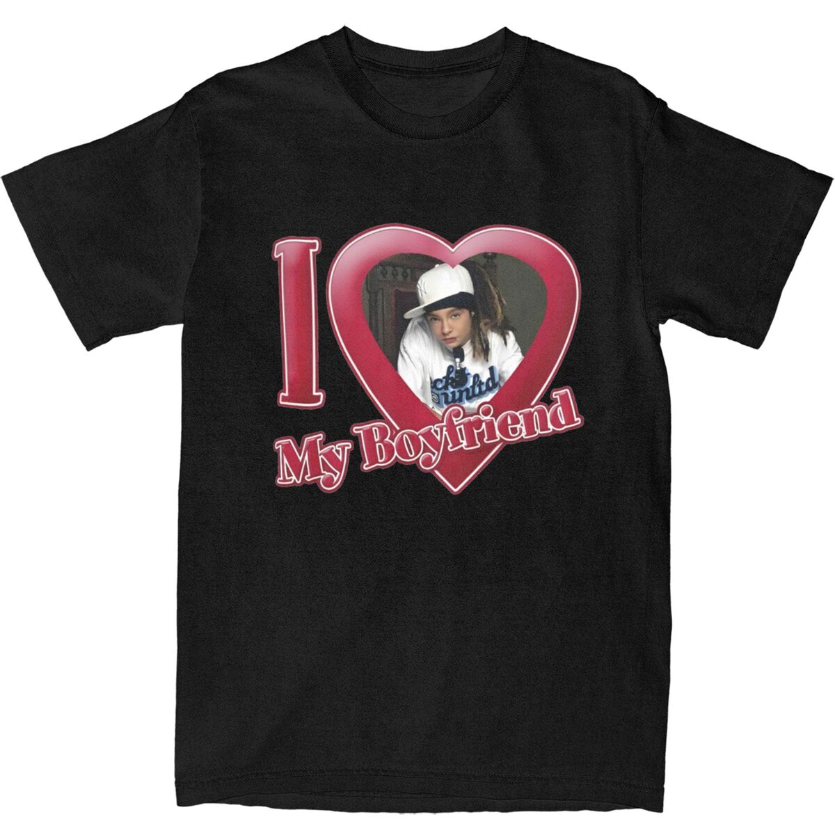 

Men s Tokio Hotel T-Shirts I Love My Boyfriend Tom Kaulitz Cotton Clothing Short Sleeve T-Shirt Casual Tee Shirt Plus Size 5XL різнокольоровий