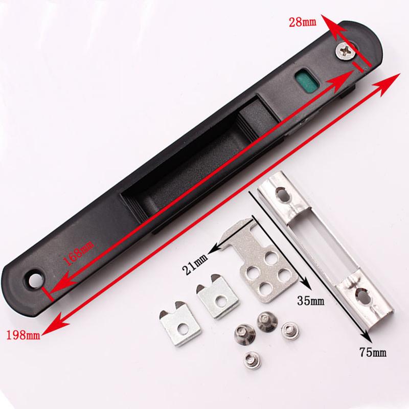 Gancio di blocco per finestra a porta scorrevole Moderno Mobile Porta in vetro Singolo Doppio Lato Fermo 198X28mm Sicurezza Domestica Serratura per porta a scomparsa