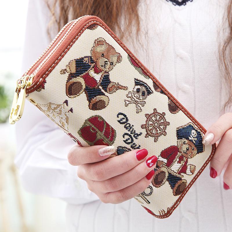 2025 Damen Lange Reißverschluss-Clutch: Große Kapazität, Japanischer & Koreanischer Stil