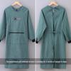 Knee-Length Long-Sleeve Kitchen Apron - Cooking Protective Clothing for Women & Men (2023)