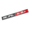 Car Black Metal Red 5.7L LS1 5.7L Fender Emblem Badge Styling Sticker Fit for C/hevy C5 C/ORVETTE Car Decal Accessary