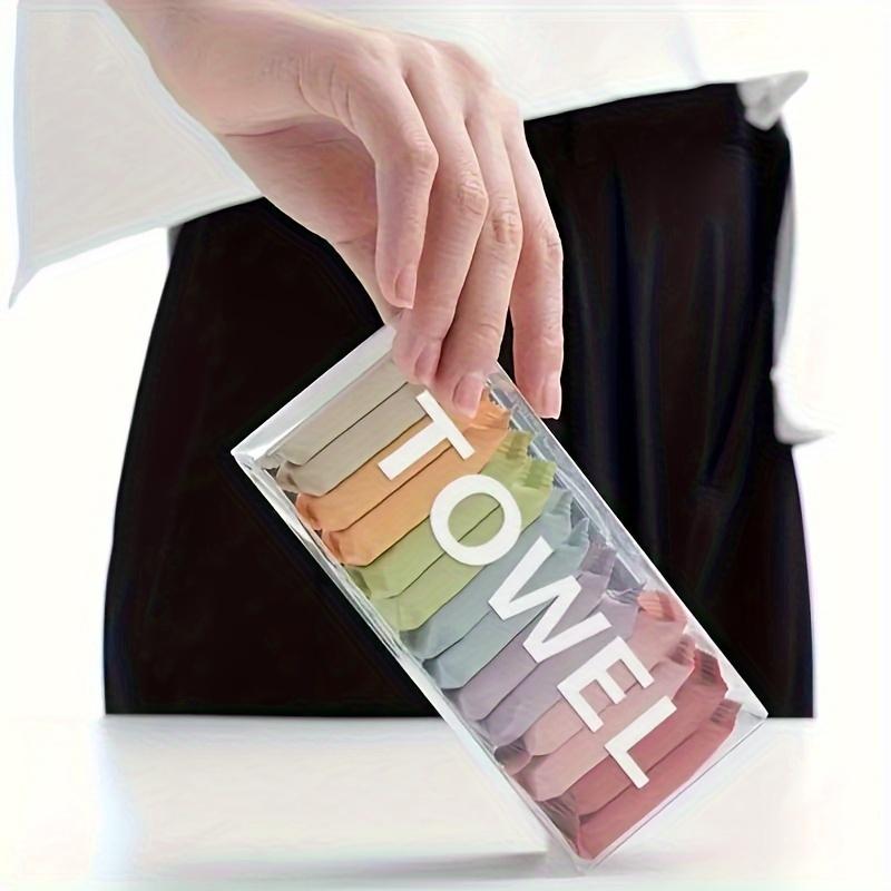 One-time Compressed Towel Washcloth Thickens the Cotton Bath Towel Travel Clean Face Independent Packing Portable Face Towel