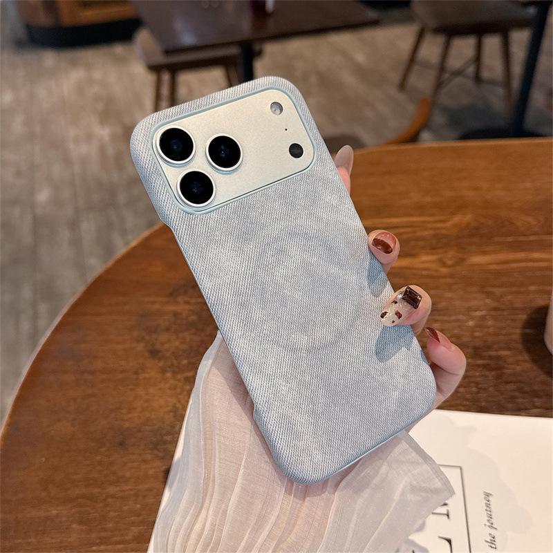 Premium Denim Texture Magnetic Case for iPhone 14/13/Apple 17/16/15 PROMAX - Anti-fall Protection