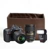 Men's Oil Wax Canvas and Leather Water-Repellent SLR Camera Shoulder Bag