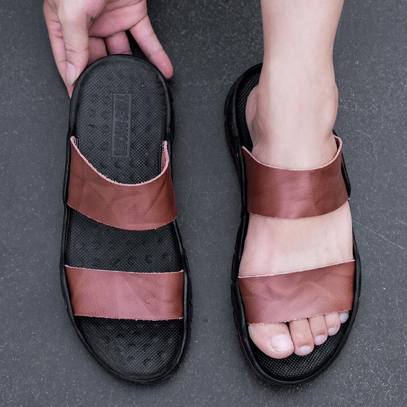 Men Plus Size 48 Solid Color Summer Light Casual Sandals Comfortable Fashion Outdoor Beach Flip-flops Designer Men's Shoes