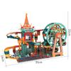 Marble Run Architecture Castle Building Blocks Car Action Figures Friends Children Educational Toys for Boys Christmas