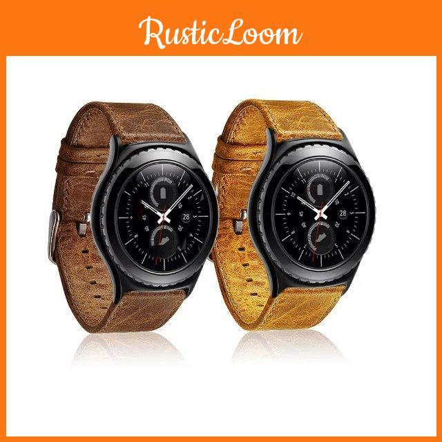 For Samsung Smartwatch Leather Strap With Pin Buckle For Daily Use