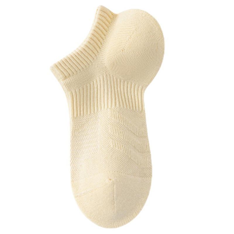 Sports Loop Women's Boat Socks, Antibacterial, Deodorizing, Anti-pilling, Boneless Toe, Mesh Breathable and Sweat-absorbing, Running and Cycling Socks