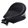 Motorcycle Solo Seat with Spring Bracket Kit Faux Leather Strong Support Universal Fit for Retro