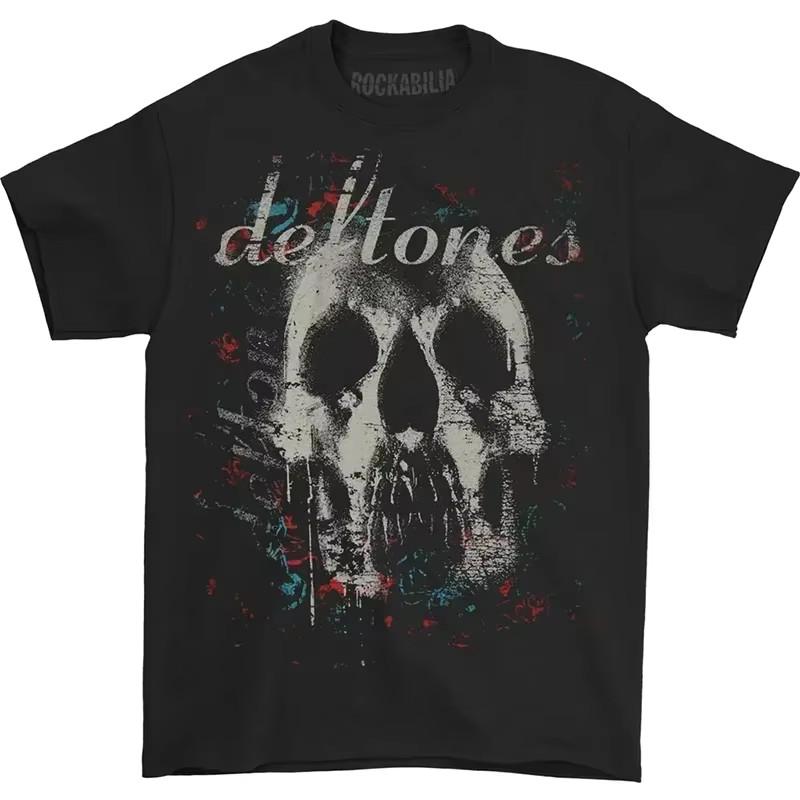 [8 Variants][S-XL] Deftones Skull Graphic Band Tee | grunge Alt Rock Y2K M