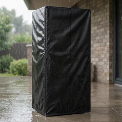 Aufrechter Kühlschrankbezug Oxford-Stoff Vertikaler Kühlschrank Silberbeschichtet 56x59x87cm