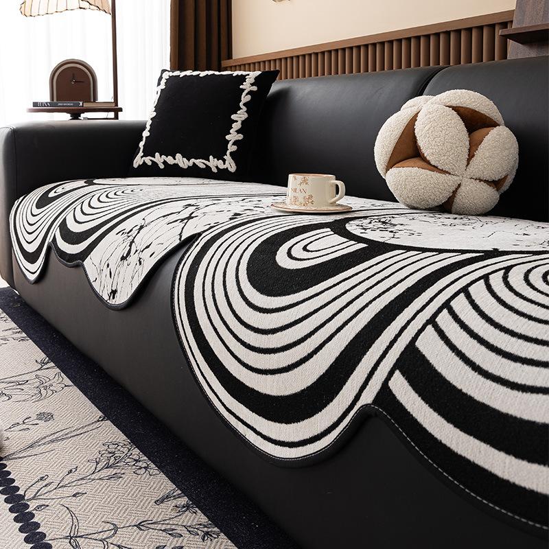 

Chenier Special-Shaped Sofa Cushion Non-Slip Light Luxury Irregular Sofa Seat Cushion High-Grade Cover Dustproof 90*70cm