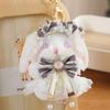 Lolita Rabbit Cute Plush Toy Bow Tie Ribbon Send Girlfriend Pendant Doll Grab Machine Doll Gift
