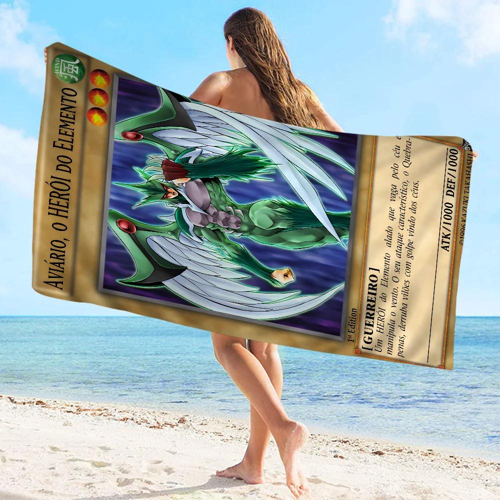 Yu-Gi-Oh MONSTER CARD Towel Microfiber Beach Towel Absorbent Quick dry Soft Yoga Swimming Resort Mountain Climbing Towel