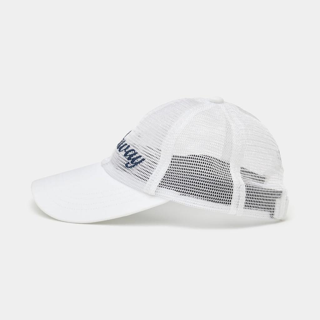 Cap with Mesh Opening for Inner Glitter [Callaway] Breathability, Quick-drying Functionality, Sweat-wicking Band, Finish, Golf, C26191208, Women's.