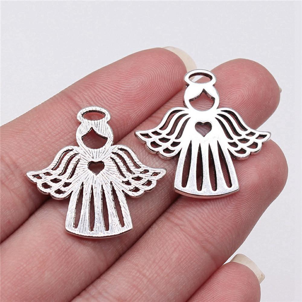 Big Angel Charms Pendant Couple Jewelry Unusual Gifts For