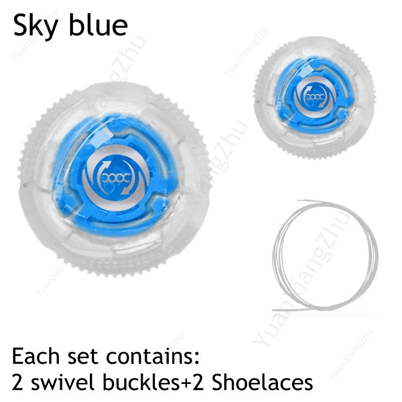 New Automatic Laces Sneakers Swivel Buckle Shoelaces Without Ties Adults Kids Lazy No Tie Shoe Laces Shoe Accessories 1Pair