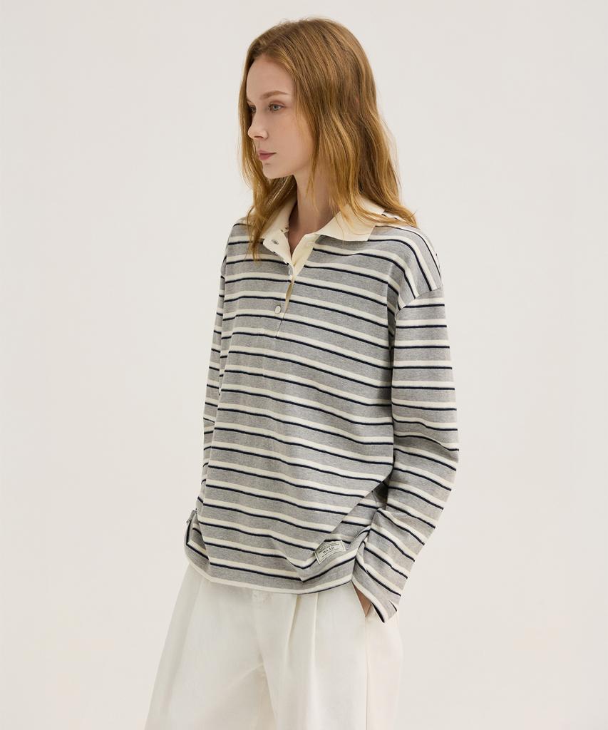 WAARFORWOMAN Wt-34 Classic Polo Shirt_Gray