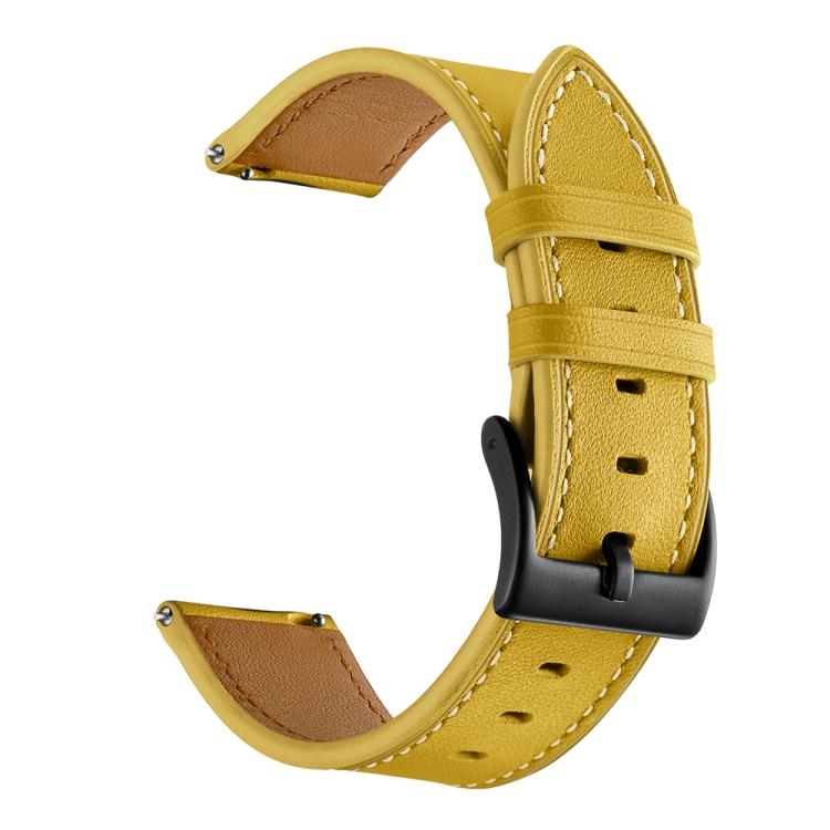 Dla Huawei Watch GT3 46mm / Watch GT Runner Skóra pierwszej warstwy Nić do szycia Pasek do zegarka