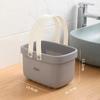 Plastic Storage Baskets With Handles, Shower Caddy Shelf Organizers Basket For Bathroom, Kitchen, Dorm Room Basket Bathroom