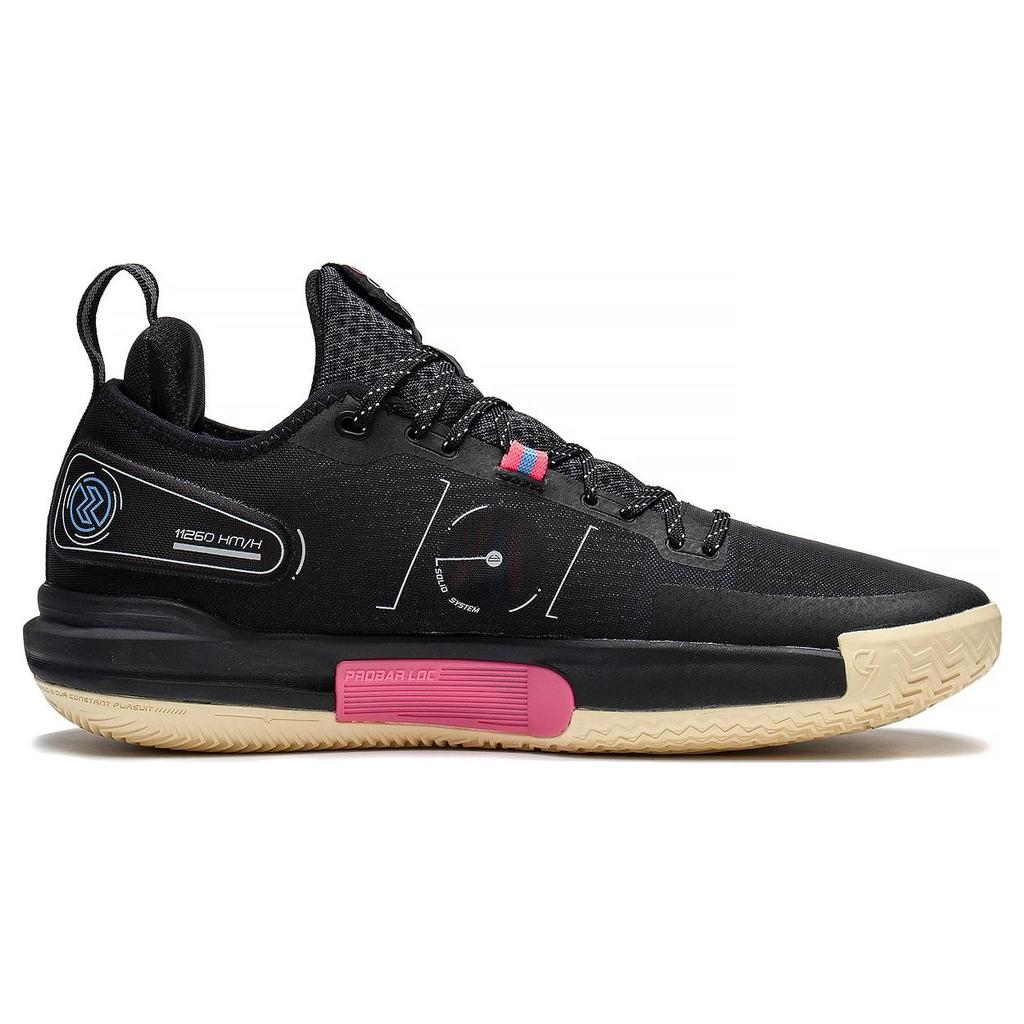 Li Ning Speed 9 Premium Cushioning Slip Resistant Abrasion Resistant Coverage Support Low top Basketball Shoes Men's ABAS071-1