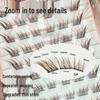 Mengduo Princess Glue-Free Black Tea Brown Su Daji Natural Fox-Eye False Eyelashes
