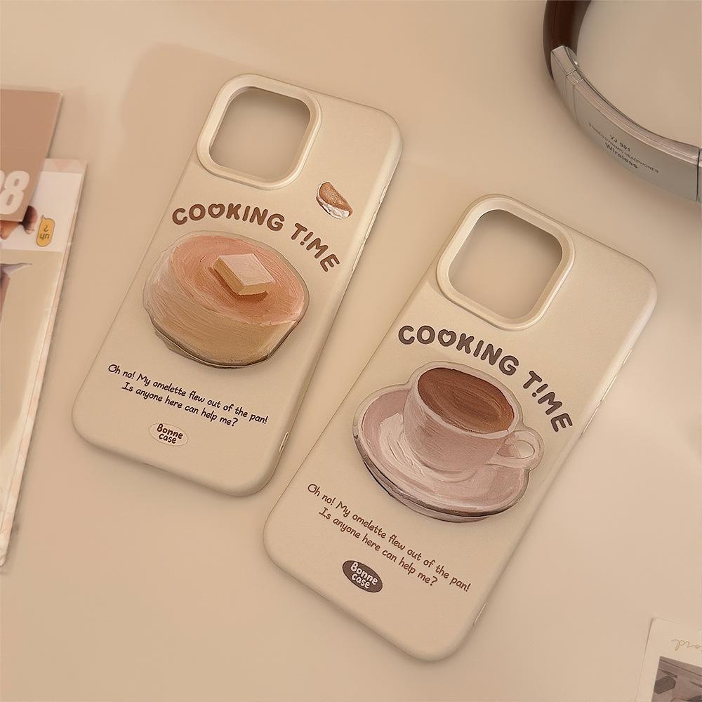 Coffee Cup Dessert Stand Iphone17 Mobile Phone Case Apple 14 Retro 16promax Suitable for 13 Anti Fall 15 Soft