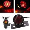 ONGMEIL Motorcycle Tail Lamp Round with Number Stay Magna Shadow