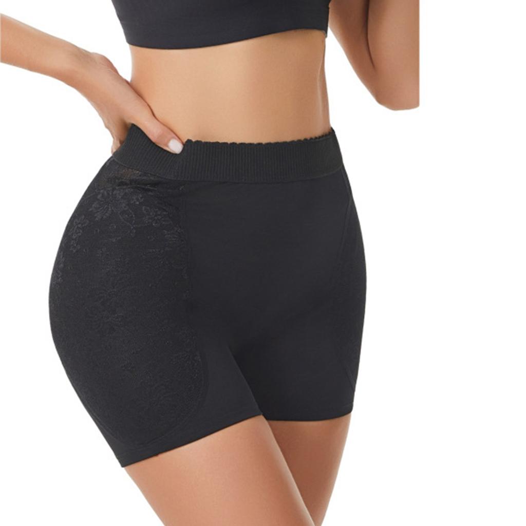 Women's High Waist Shaping Shorts with Padded Hip Enhancer Seamless Body Shaper Tummy Control Underwear Butt Lifter Panties