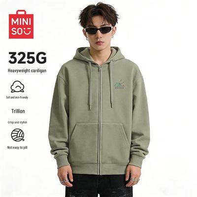 Men's Hooded Casual Full-Zip Sweatshirt