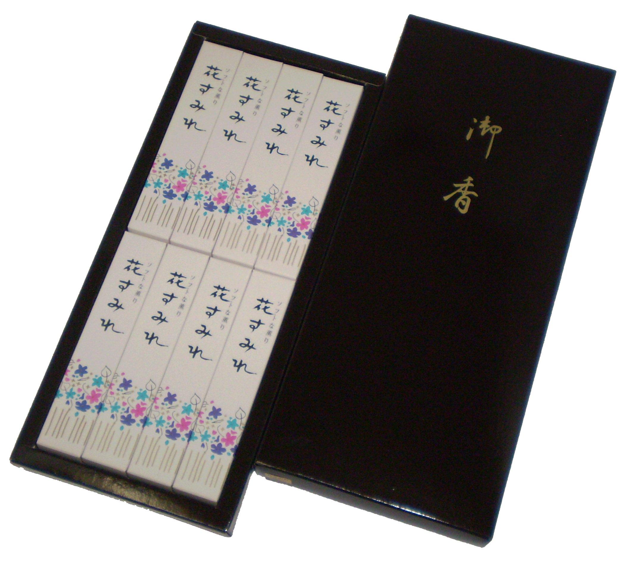 

Tamahatsudo incense Hana 8 short paper box sticks, Sumire, pieces, #1036