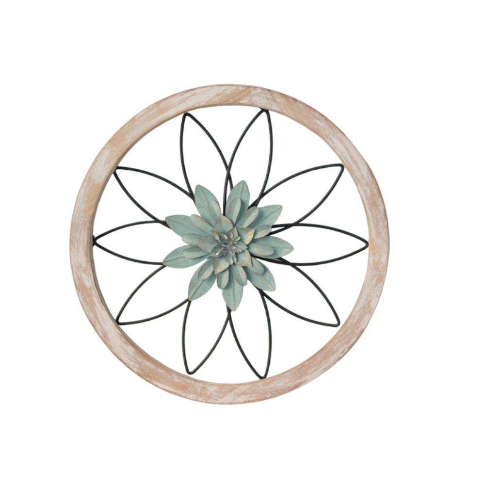 1/3pcs Circular Flower Wall Decoration Retro Wall Background Pendant Rural Wall Hanging  Door