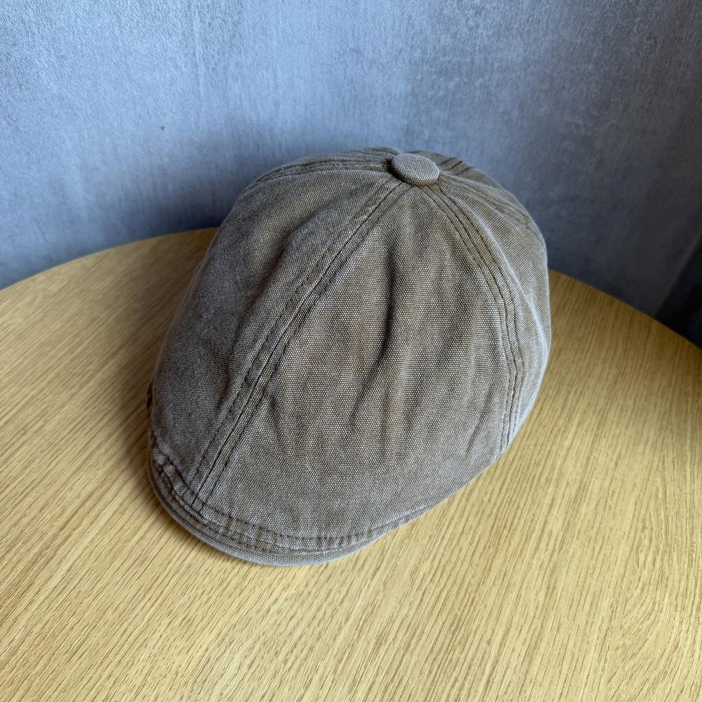 Korean Vintage Classic Cotton Cap With Short Brim And Breathable Material For Spring Fall
