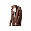 Reebok Comfortable Versatile Knitted Jacket Unisex Jackets Brown 24FRM109UGBR