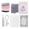 Kit Feltro ad Aghi Materiali per Feltro di Lana Bambola Peluche Animale Carino Materiale per Creazione Fai da Te114# Energia