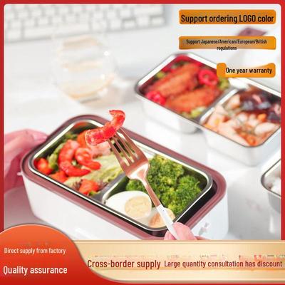Portable Electric Lunch Box with Stainless Steel Liner and Heating Insulation