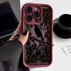 Retro Gothic Krähen Silhouette Kunst Handyhülle für iPhone 17 16 15 14 13 12 11 Serie Pro Max Plus Doppelschichtiger Schutz
