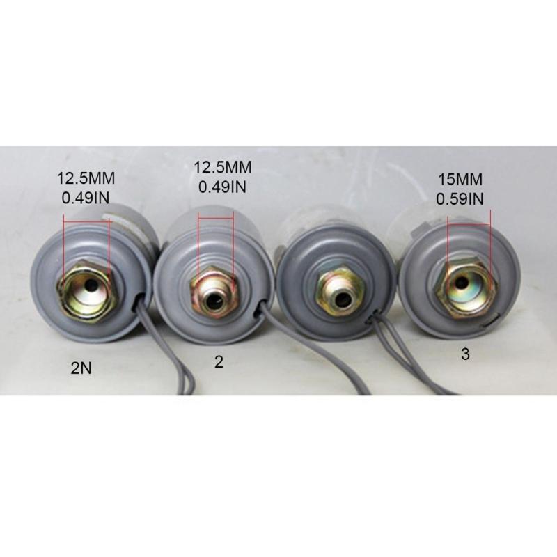 Booster Water Pump Pressure Switch Self-priming Pumps Controller 110v/230v Electric Control Switch Automatic Start Stop