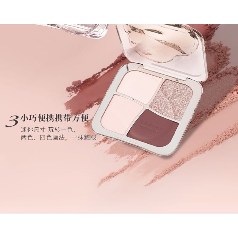 Murmurmuse - All-Match 4-Color Eyeshadow Palette - 4 Types