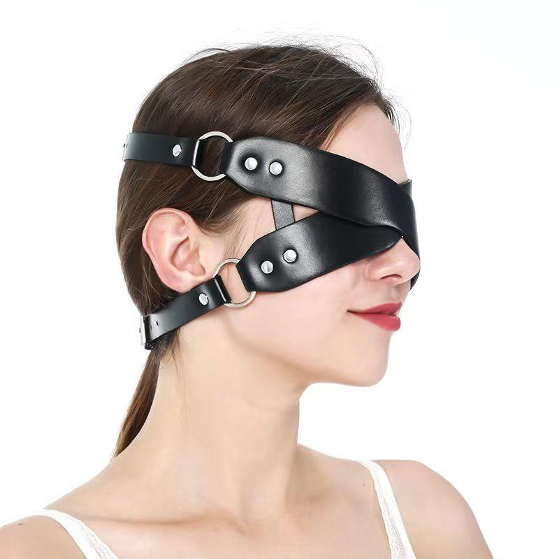 Women's Sexy Masks, Leather Adult Supplies, Eye Masks, Props, Punk Fashion Sexy Accessories Masks Sex Toys Adult Toys