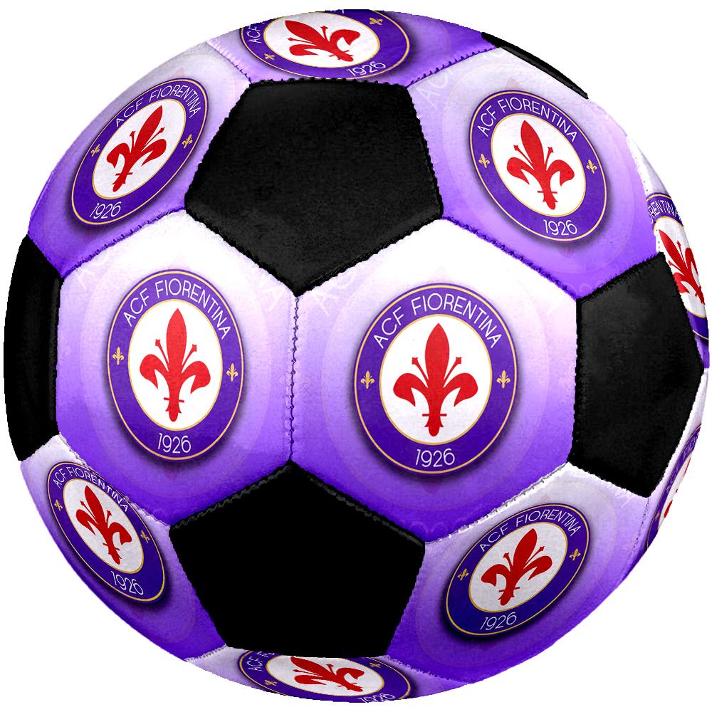 SIZE 5 ACF Fiorentina Soccer Ball Colorful All Ages Machine Stitched PVC Competition Ready Durable High-Bounce