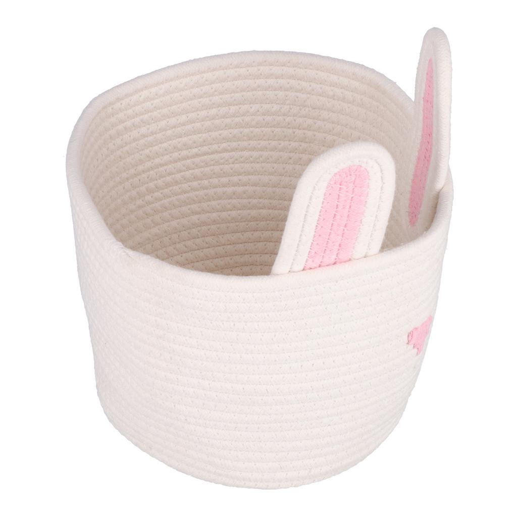 Storage Basket Rugged Lovely Small Bunny Attractive Decorative Home Furnishing Decoration