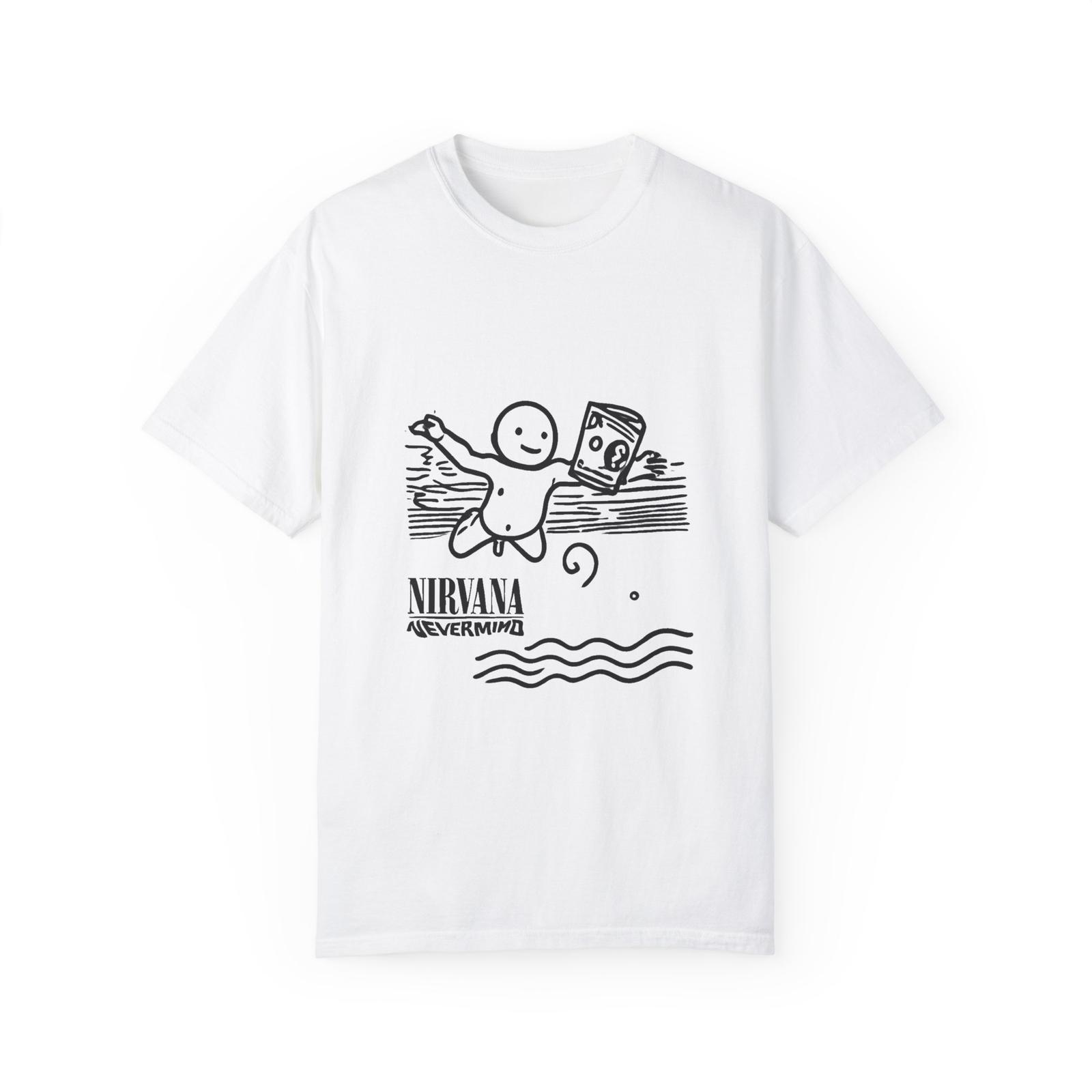 26 Nirvana Nevermind Funny Edition T-shirt Unisex - Rock Icon with a Smile! Unisex T-Shirt XXXL