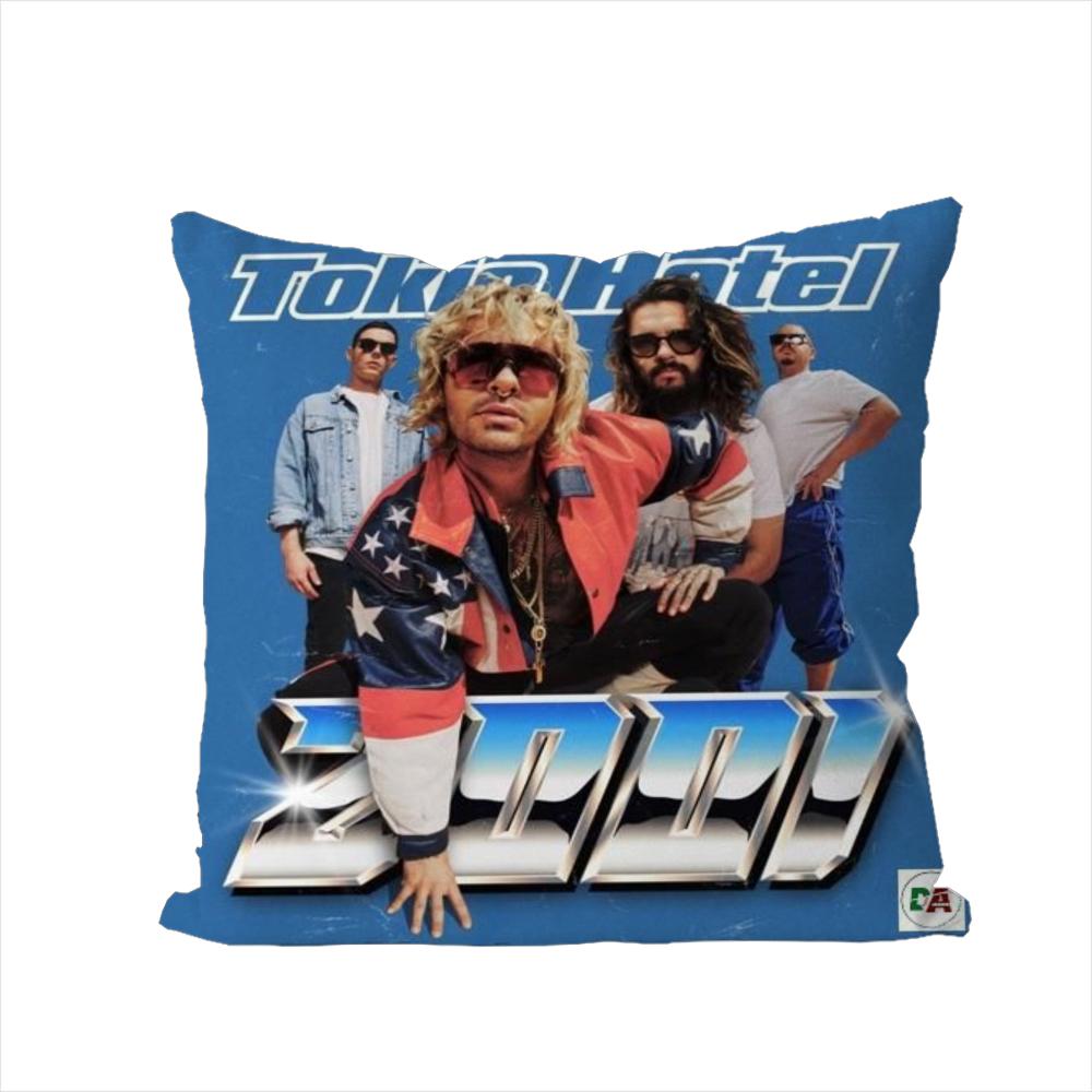 Μπάντα Tokio Hotel Μαξιλαροθήκη Για Αυτοκίνητο Καναπέ Διακοσμητικό Σπιτι Διπλής Όψης Εκτύπωση Βελούδινο Τετράγωνο Ρίχτο Μαξιλάρι Κάλυμμα