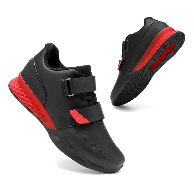 XT6061 Anti-slip Weightlifting Shoes with Wear-resistant Velcro