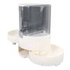 Automatic Cat Dog Feeder Double Layer Dry Wet Separate Rotating Storage Pet Water Dispenser for