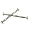 2 Stück Metall Hinterrad-Dogbone-Antriebswelle Qwj03 Für Xinlehong Q901 Q902 Q903 9130 9136 9137 1/16 RC-Auto S