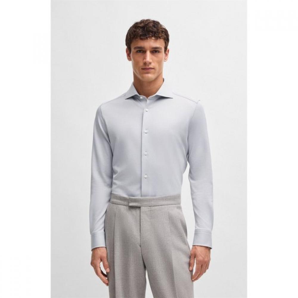 

Boss Spread Collar Slim Fit Shirt Open Grey 50525743072 40