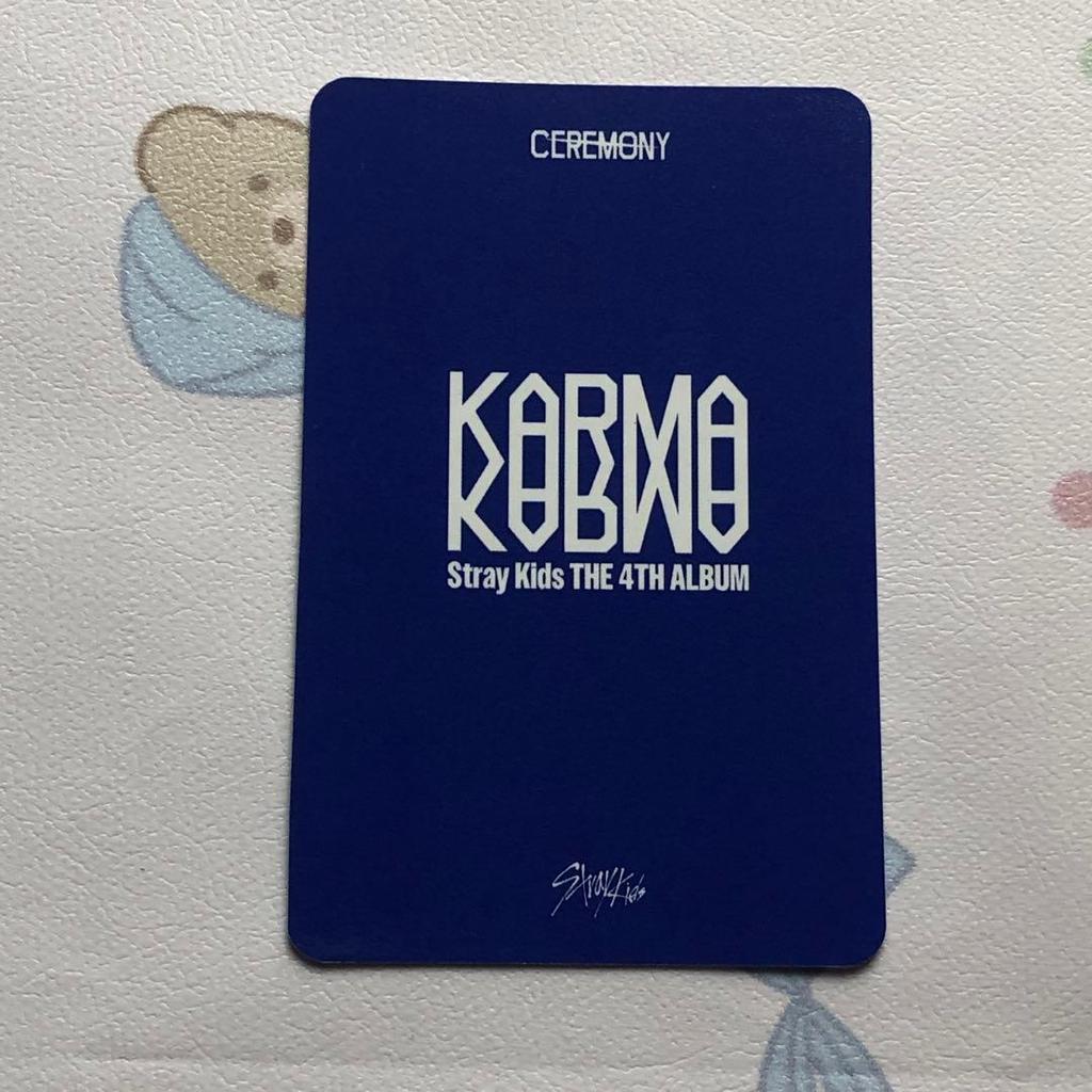 [USED] Straykids Pre-recorded Reno Karma Korea Sanok Trading Card