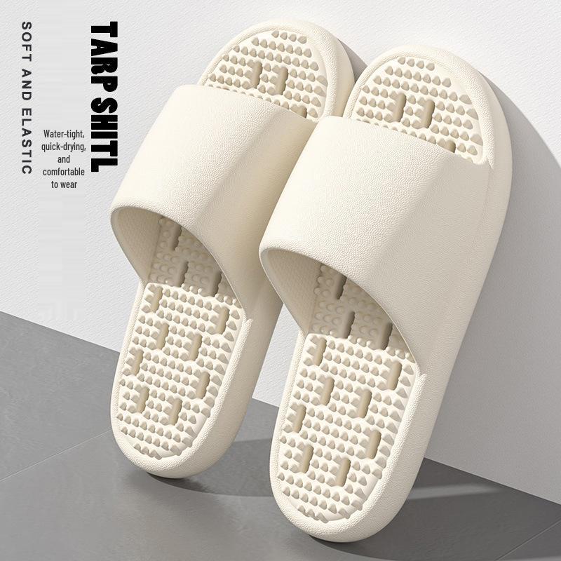 EVA Silent Non-Slip Shower Sandals: Men's & Women's Breathable Leak-Free Slippers